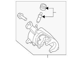 Jl3z-2552-d Ford Genuine Caliper