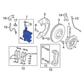 Ford Lk4z-2b121-b Genuine Disc Brake Caliper Lk4z2b121b