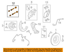 Dg1z-2c150-a Ford Oem Brake-front-caliper Support Mount Kit Dg1z2c150a