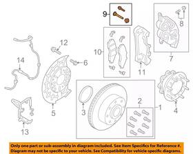 Hc3z2c150b Ford Oem 17-22 F-250 Super Duty Brake Components-hardware Kit