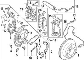 Pc3z-2553-e Ford Genuine Caliper