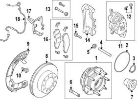 Pc3z-2c150-a Ford Genuine Hardware Kit