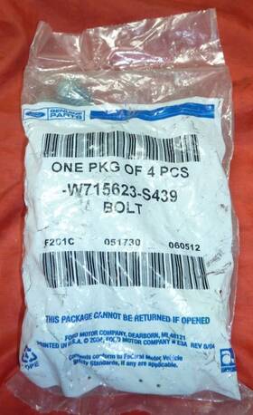 W715623-s439 Ford Genuine Caliper Support Mount Bolt Qty 4