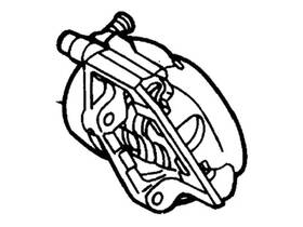 Xr3z-2b121-ab Ford Genuine Caliper