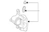 1674235800 G550 Gle350 Gle450 Gle580 Gls450 Gls580 Genuine Disc Brake Caliper