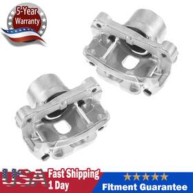 19-b2013 Gaialithos Pair New Front Disc Brake Caliper With Bracket For Toyota Tacoma 1995-2004 Rwd
