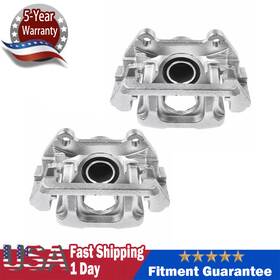 19-b3239 Gaialithos Rear Left And Right Brake Caliper With Bracket For 2010-2013 Acura Mdx Zdx V6 3.7l
