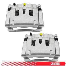 18b5077 Gaiasurge 18b5076 Pair Rear Brake Calipers With Brackets For 2008 - 2012 Ford F-250 F-350 Super Duty
