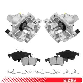 19-b6285 Gaiasurge 19-b6284/19-b6285 D1095 2x Rear Disc Brake Calipers And Pads With Bracket For 2010-2013 Mazda 3 2l