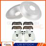 Gdc83226501m Rear Brake Calipers And Rotors Pads Slotted For Lincoln Navigator