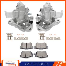 Gd839264c01 Gdcarpartsin Rear Brake Calipers And Ceramic Pads For 06-15 Honda Civic 2013-2018 Acura Ilx