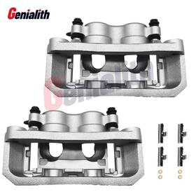 18-b4760 Genialith 2x Front Left Right Brake Caliper For Ford E-350 Econoline Club Wagon 1999-2002