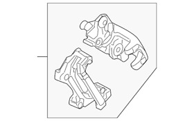 6e5z-2552-c Genuine Ford Caliper