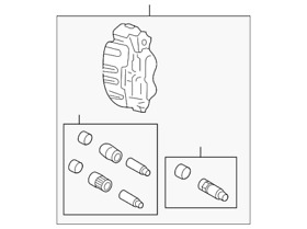Al3z-2b121-b Genuine Ford Caliper