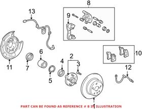 4785048070 Genuine Oem Disc Brake Caliper For Toyota