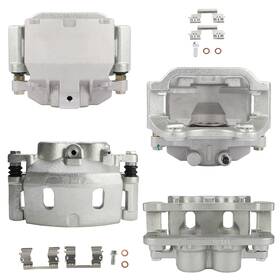 Gloryfit Am848gl456001f Front Rear Left Right For 2008-2019 2020 Cadillac Escalade Brake Calipers 4 Pcs