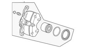13548018 Gm Genuine Disc Brake Caliper