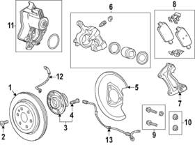 13551423 Gm Genuine Caliper