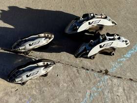 20982645 Gm 2009-2015 Cadillac Cts-v Brembo Brake Calipers Front And Rear Gray Used Oem