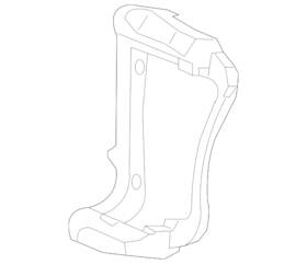22720703 Gm Genuine Caliper Support