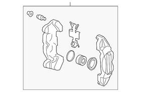 86555788 Gm Genuine Disc Brake Caliper