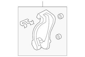 88965672 Gm Genuine Front Passenger Side Disc Brake Caliper Bracket