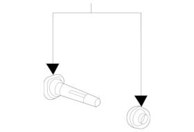 13520193 Gm Genuine Parts Front Brake Caliper Guide Pin