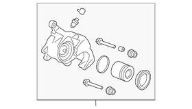 13537062 Gm Genuine Parts Disc Brake Caliper