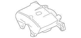 84636646 Gm Genuine Parts Red Front Driver Side Brake Caliper