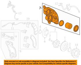 13543458 Gm Oem 15-24 Ats Front Suspension Brake Components-caliper