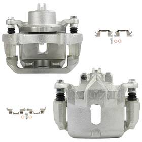13503006 Goodypartsparts Front Left Right Brake Calipers 2pcs Fits Nissan Maxima 2003-2008 Zinc Plated