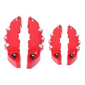 Gzyf 550736613642 4x Red Brake Caliper Cover Disc L M 14 Inch -17 Front Rear 3d Style