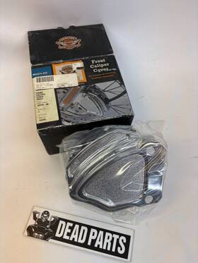 43725-00 Harley-davidson Nos Oem Chrome Right Side Twin Cam Front Brake Caliper Cover