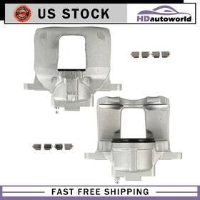8j46547815 Hdautoworld Pair Front Left Driver Right Brake Calipers For 2013-2016 Jeep Wrangler V6 3.6l