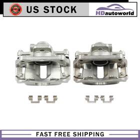 Hd84572201d Hdautoworld For 2007-2009 2012-2015 Mini Cooper Front Left Right Brake Calipers With Bracket