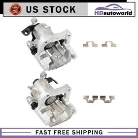 Hd84auto5655 Hdautoworld 2x Rear Left Right Brake Calipers With Bracket For 2000 01 02 03 04 05 2006 Audi Tt