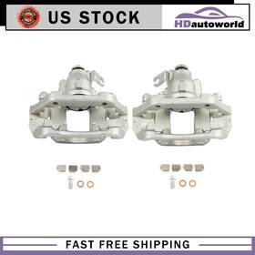 Z845ss67001g Hdautoworld 2xrear Left Right Brake Calipers With Bracket For 2010 2011 2012 Ford Taurus