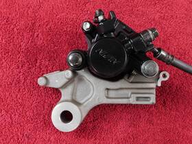 43150-kyj-901 Honda Complete Rear Brake Caliper With Bracket And Line 11-22 Cb300f Cb300 Cbr300r Cbr250r