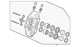 45019-tv8-e01 Honda Genuine Caliper