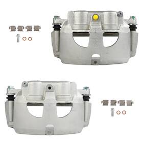 Hon84572901s Honor-carparts Front Pair For 2009 -2010 Dodge Ram 2500 3500 4000 Brake Calipers With Bracket