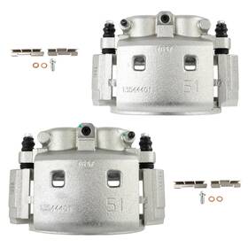 Hqas-accessories Top845478s01 Rear Pair Brake Calipers With Bracket For 2003-2008 Dodge Ram 3500 2011 4000