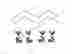 Hw13295 Dorman New Brake Pad Caliper Hardware Kit 082702380079