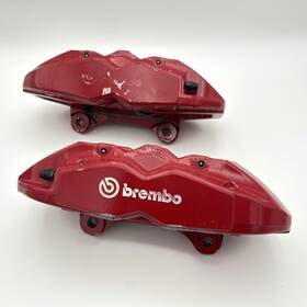 0a20a12406 Hyundai 10-16 Genesis Coupe Brembo Front Brake Calipers Left Right 4 Piston Oem