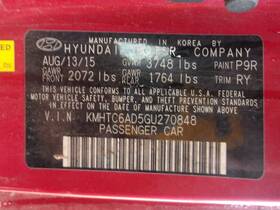 536-61773r Hyundai Passenger Caliper Front Naturally Aspirated Fits 16-17 Veloster 586260