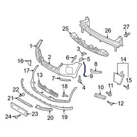 86545s8000 Hyundai Oe For Palisade 2020-2022 Left Brake Air Duct Bracket
