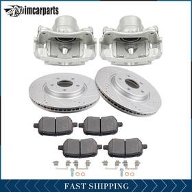 I84844901m Imcarparts Front Pair Brake Calipers Rotors And Ceramic Pads For Pontiac G6 2008-2010