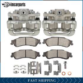 Im841740car01 Imcarparts Brake Calipers Rear And Ceramic Pads Kit For Chevrolet S10 Gmc Sonoma 1998-2004