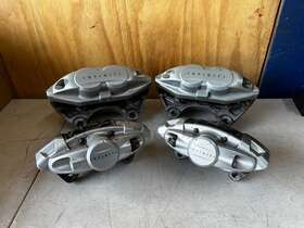 D101mjk00jnw Infiniti 2007-2015 G37 Q60 370z Front And Rear Sport Akebono Brake Caliper Set