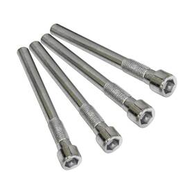 Inl10867 Inline Tube Caliper Pin Bolts Single Piston Disc Brakes 1969-72 Chevelle Firebird Lemans 4pc