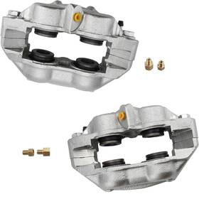 Eir184455 Irontek 184456 Pair Of 2 New Front Disc Brake Calipers For Buick Olds Chevy Pontiac
